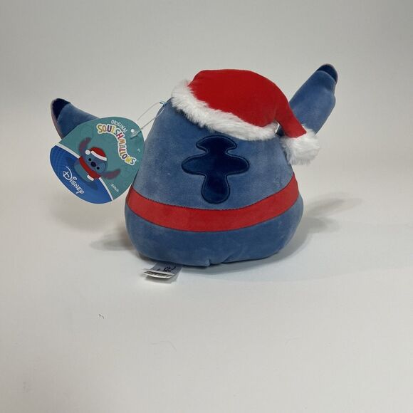 Original Squishmallows 8” Disney Stitch Plush w/ Santa Hat Soft Toy - Picture 2 of 3